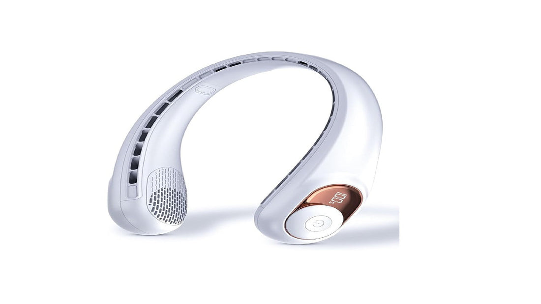 Portable Neck Fan w/LED Display
