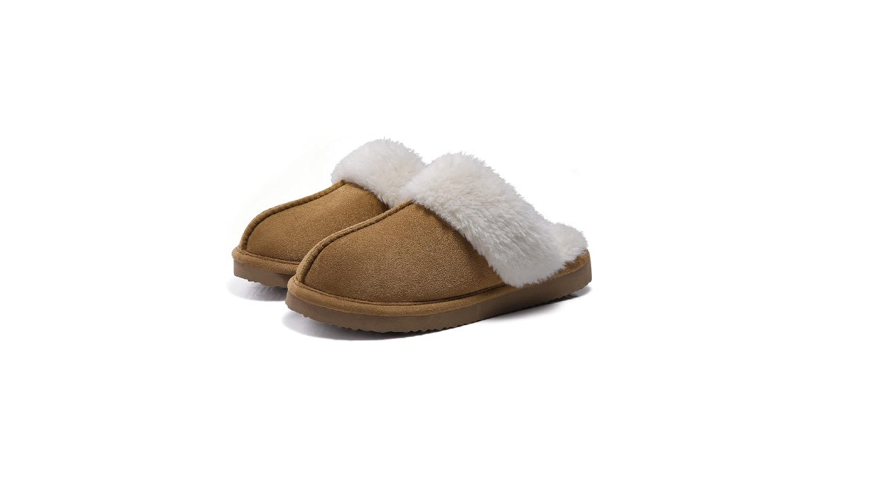 Women's Fuzzy Memory Foam Slippers