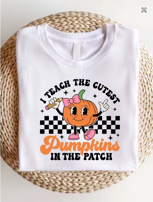 Teacher Pumpkin T-Shirt 