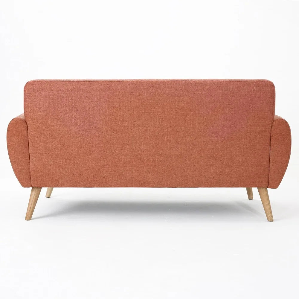 Josephine Mid-Century Modern Petite Fabric Sofa