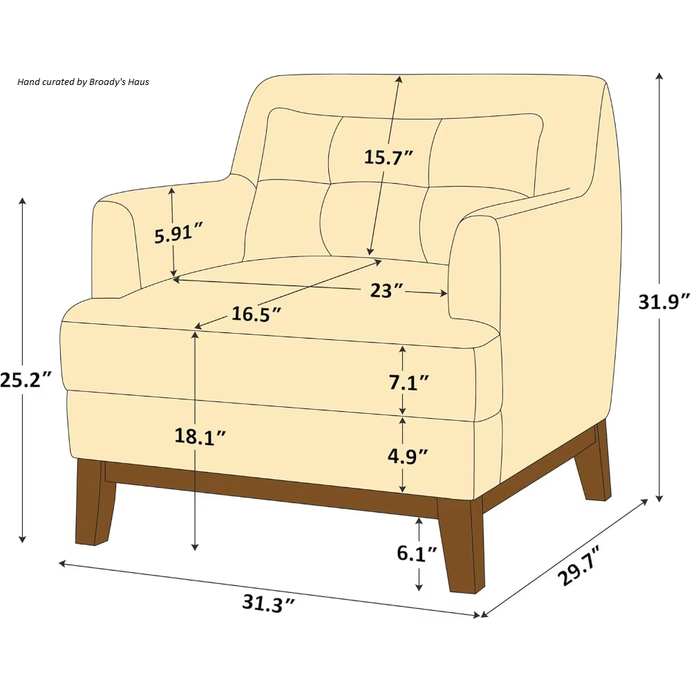 Modern Boucle Terry Upholstered Accent Chair 