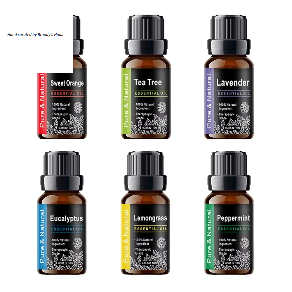 550Ml Essential Oil Diffuser w/Remote and 6 Essential Oils