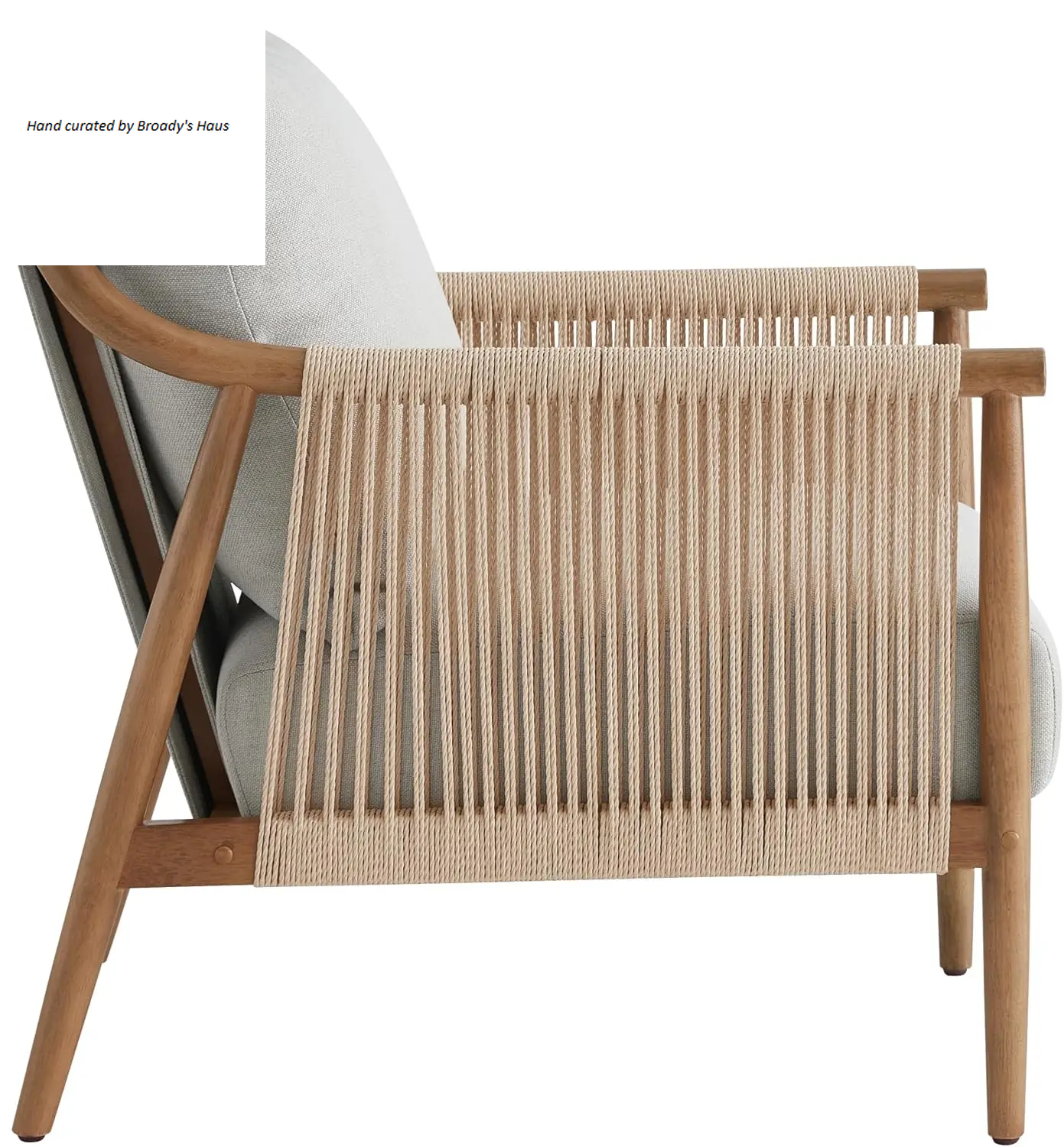 Modern Braid Armchair - Set of 2