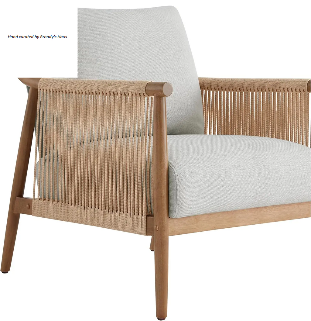Modern Braid Armchair - Set of 2