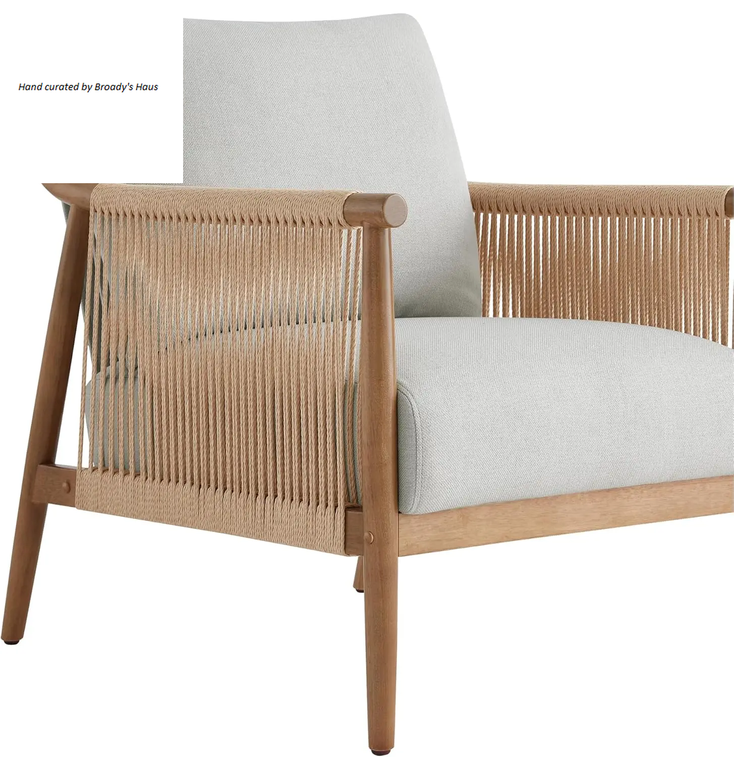 Modern Braid Armchair - Set of 2