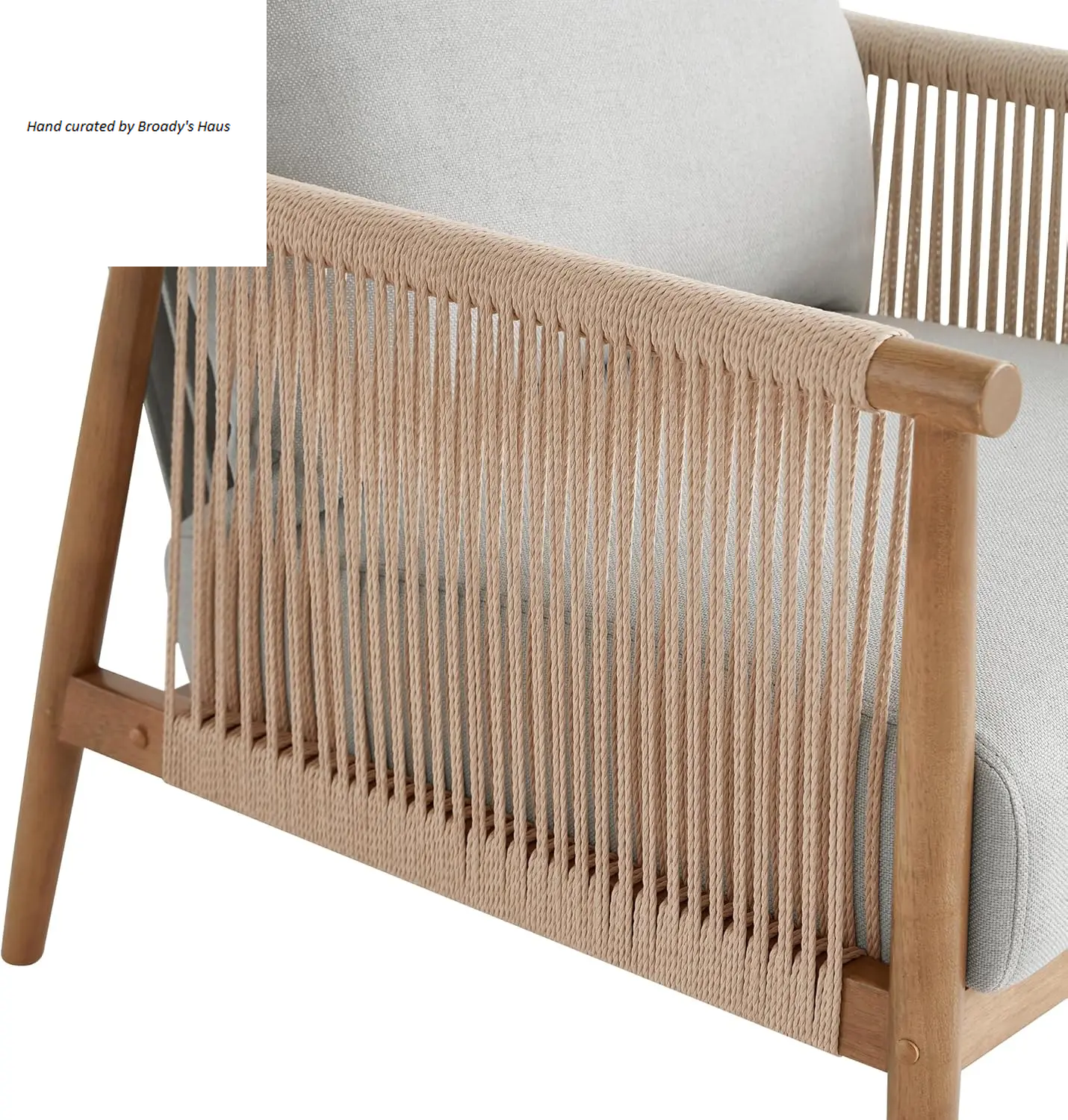 Modern Braid Armchair - Set of 2
